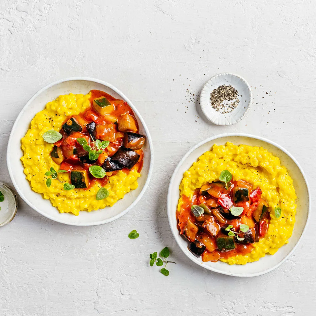 Risotto con ratatouille