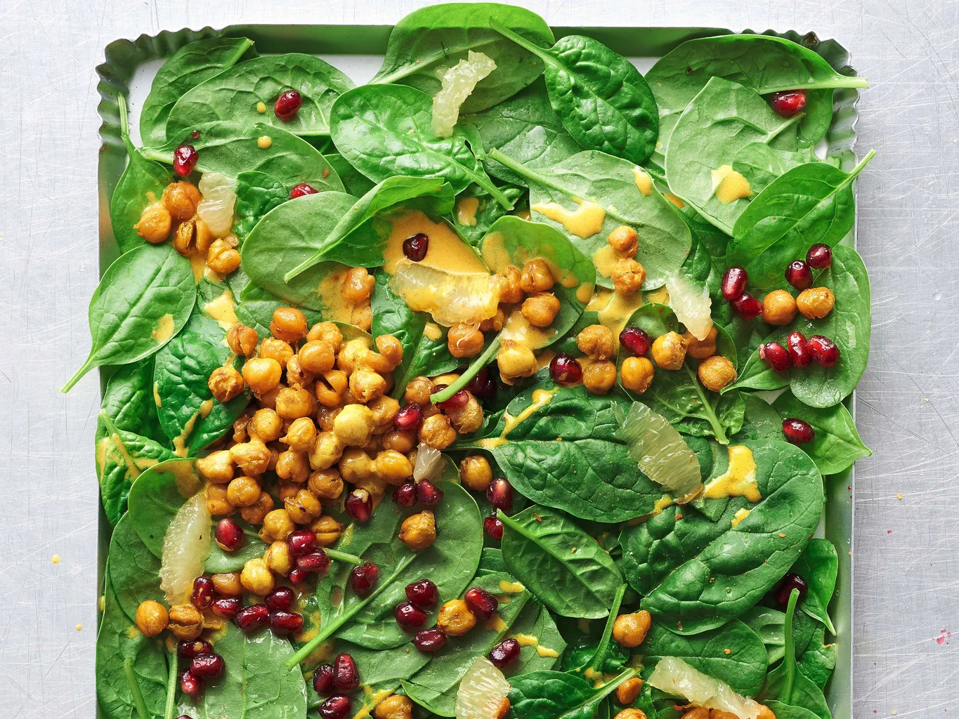 Insalata di spinaci e ceci