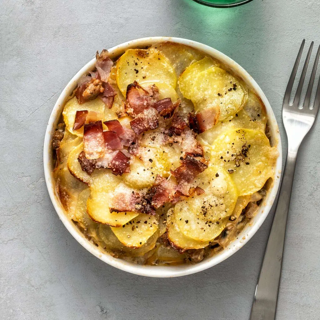 Gratin di patate con carne macinata