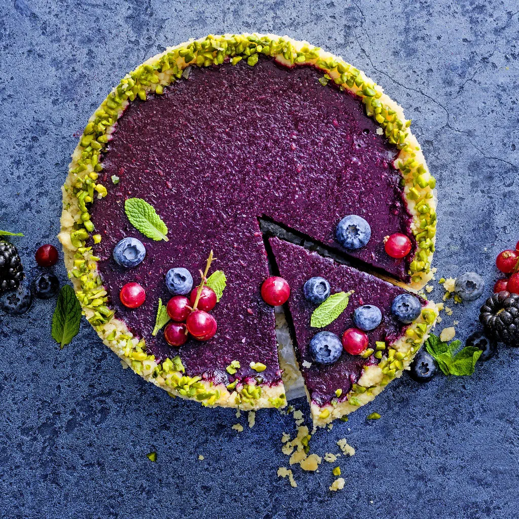 Torta di bacche alla menta