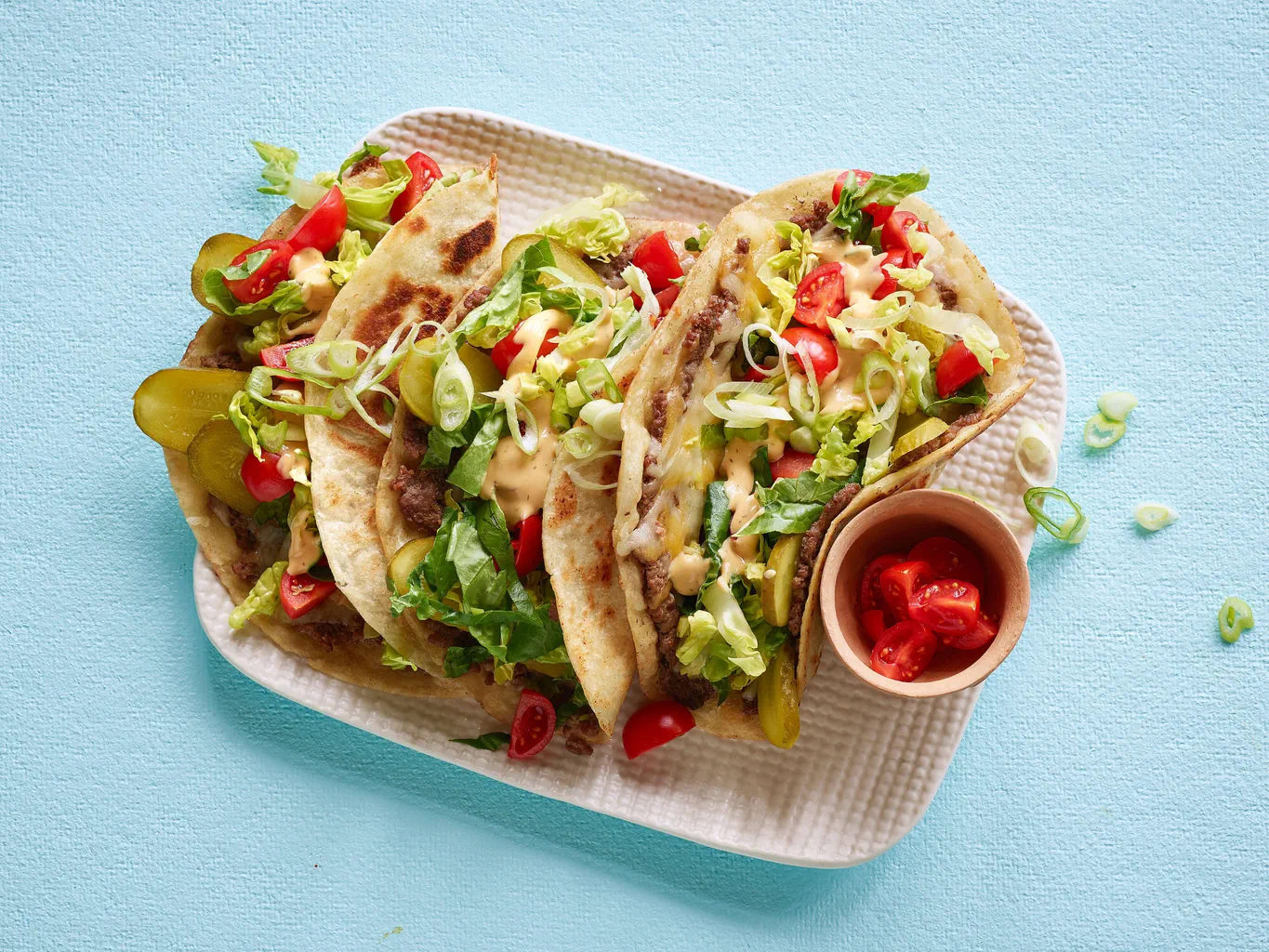 Tacos façon cheeseburger