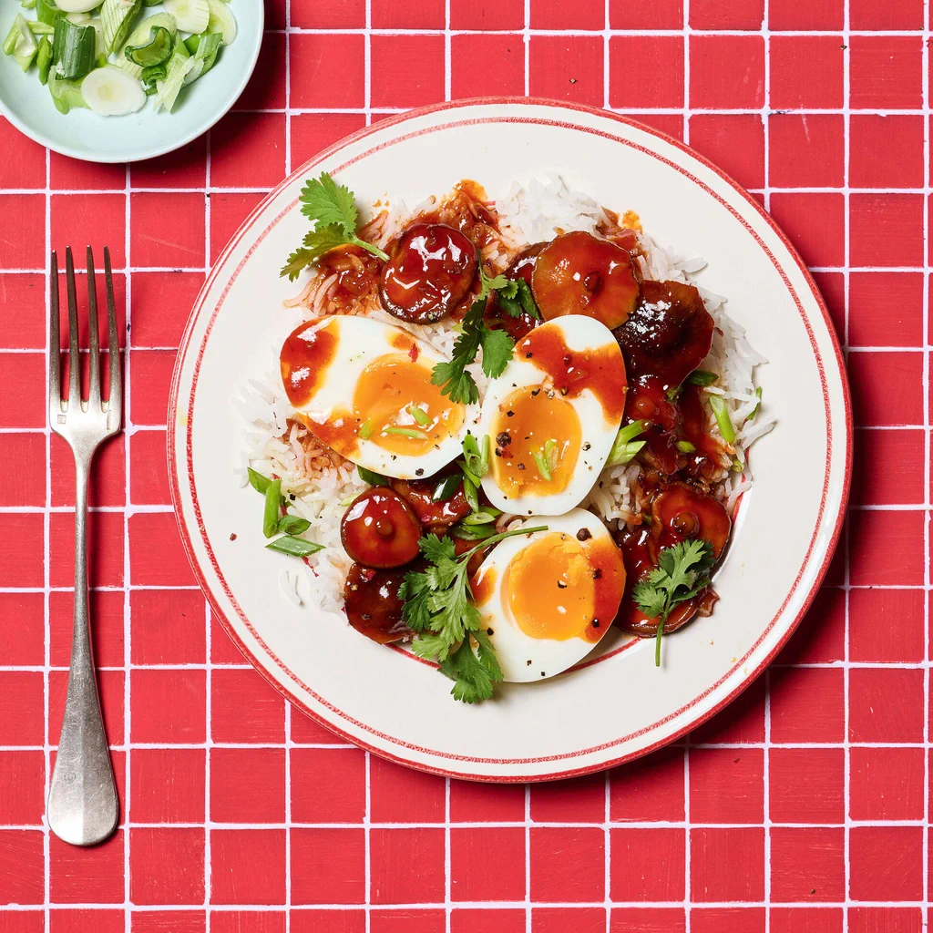Uova con salsa gochujang