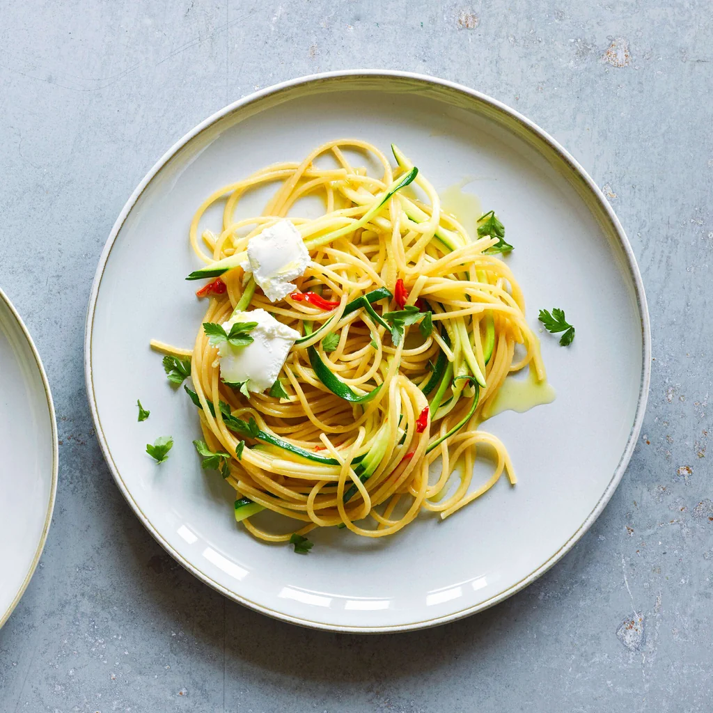 Spaghetti aux courgettes