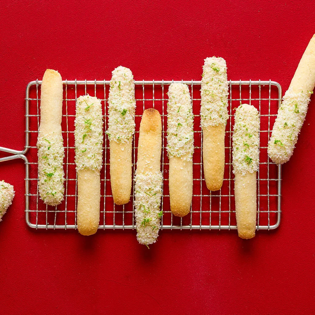 Bastoncini al cocco e alla limetta