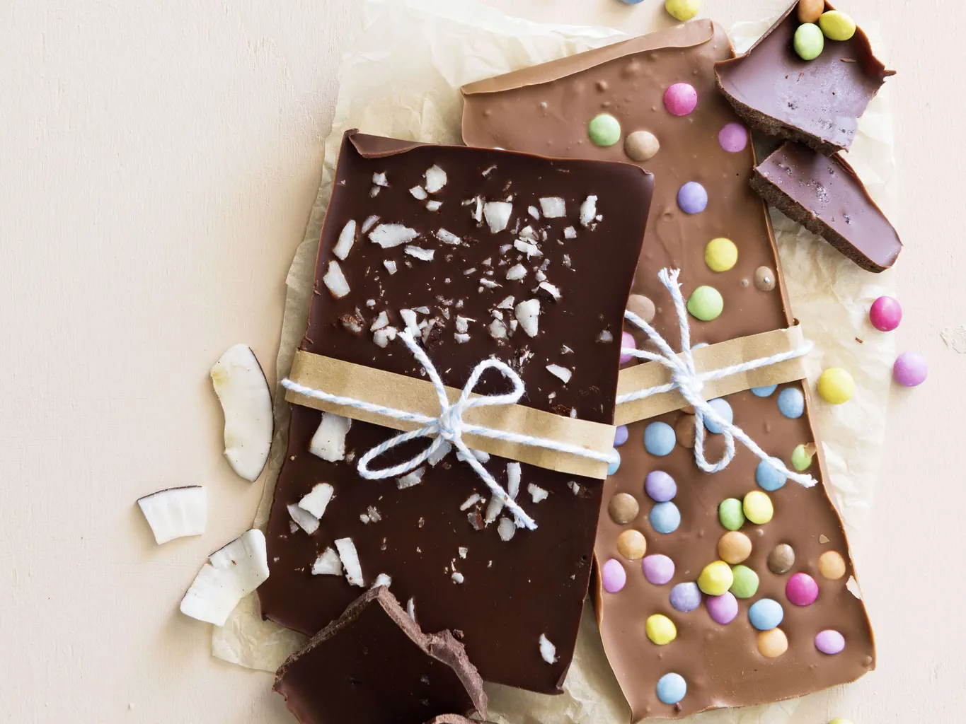 Tavolette di cioccolato fatte in casa