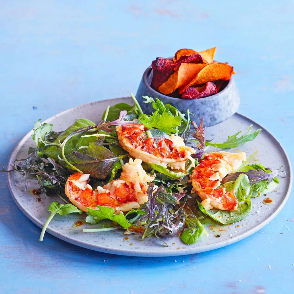 Salat mit Hummer
