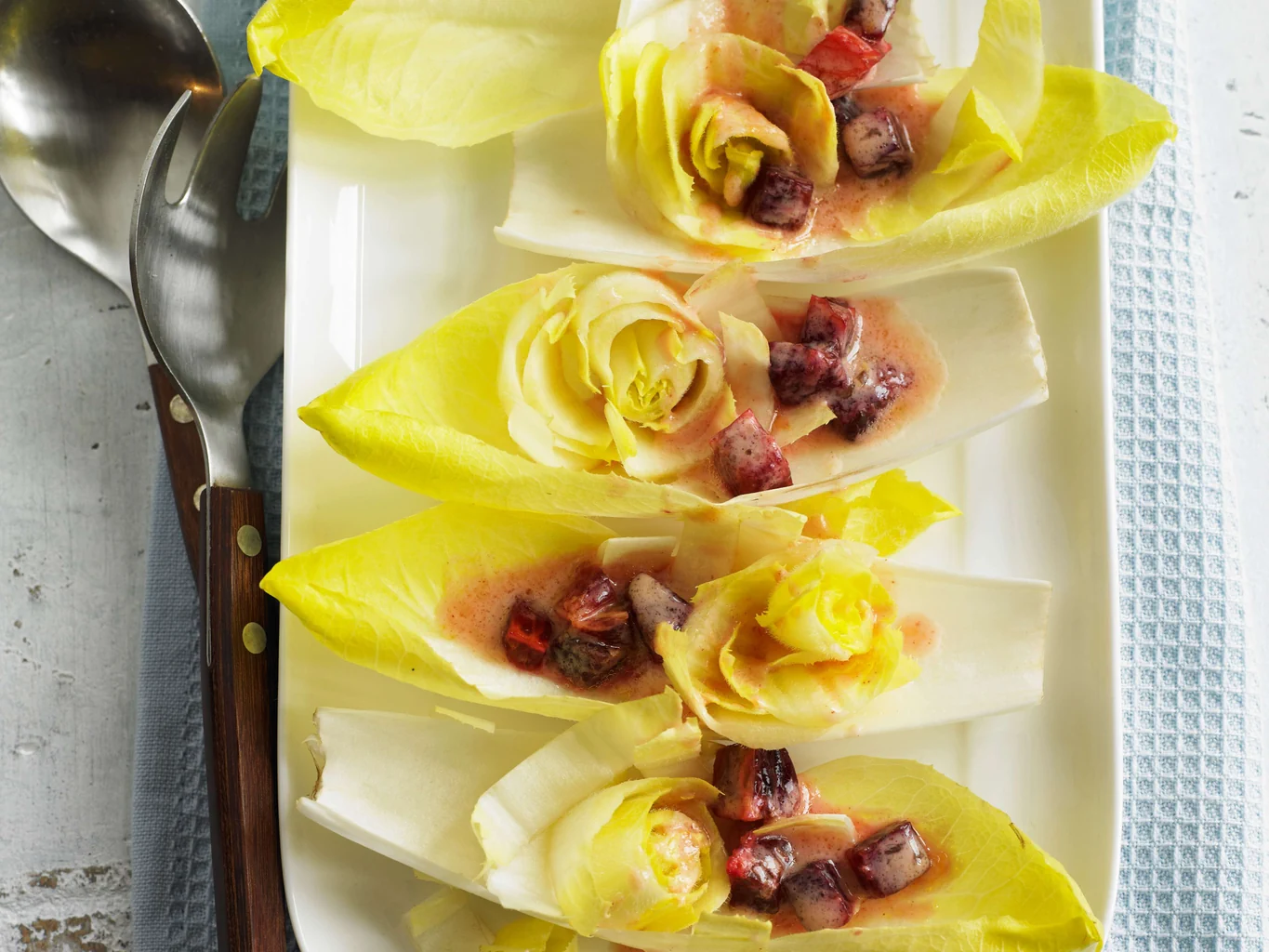 Salade d’endives aux oranges sanguines