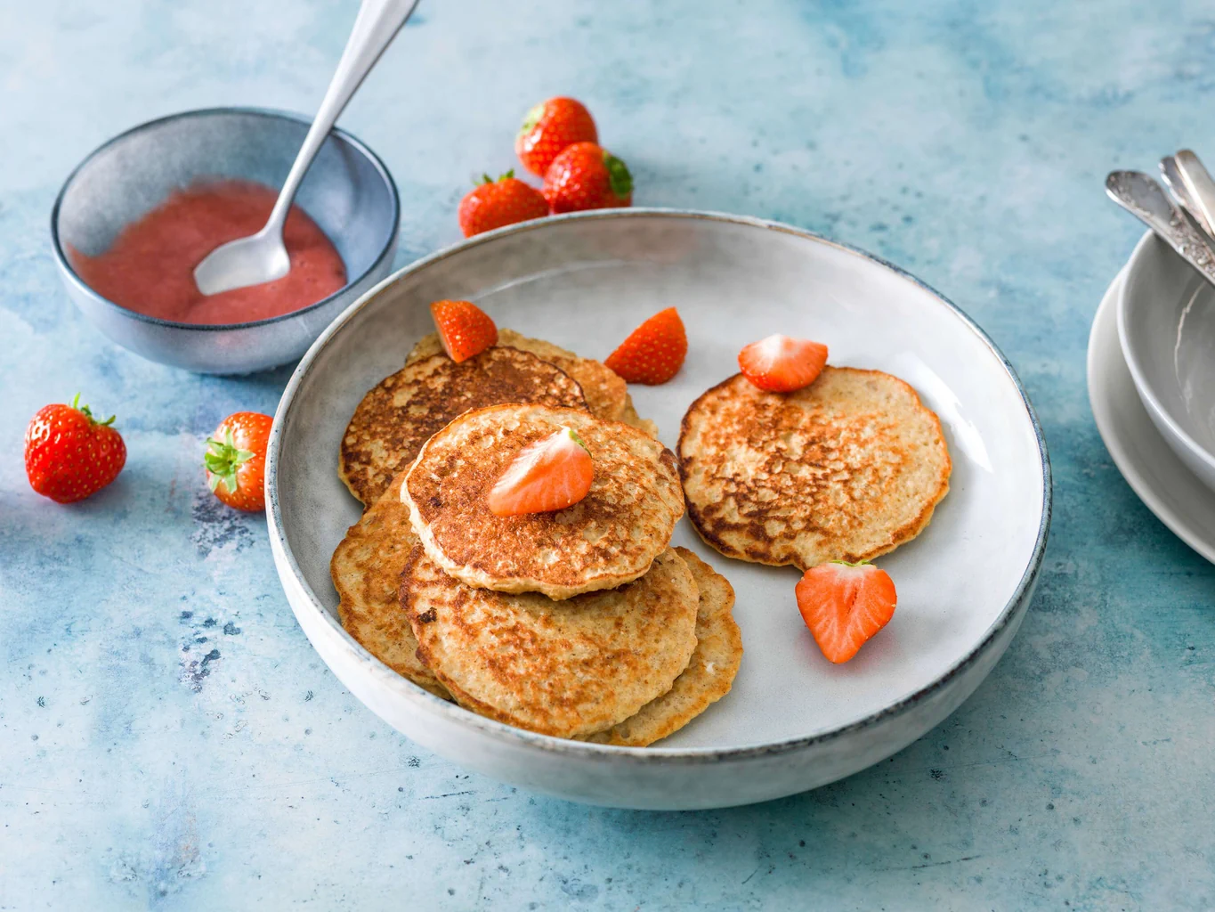 Pancakes protéinés au séré maigre