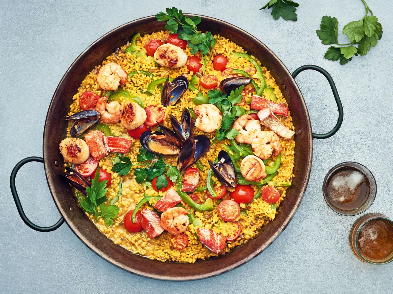 Paella vom Grill