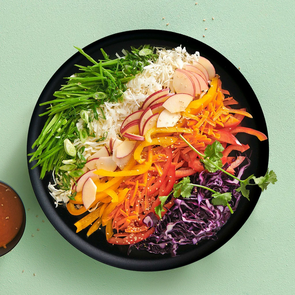 Slaw de légumes au sésame