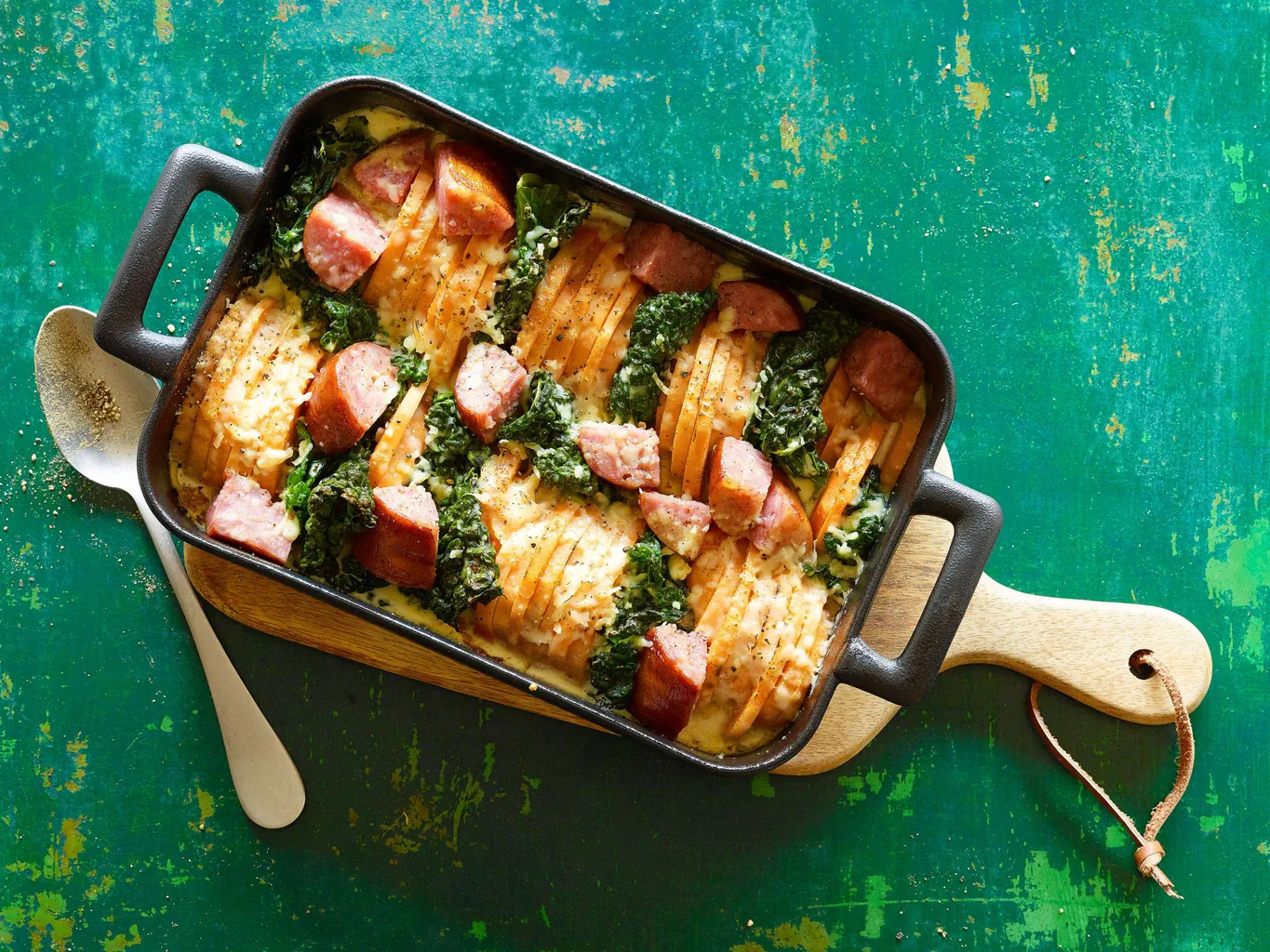 Gratin au saucisson