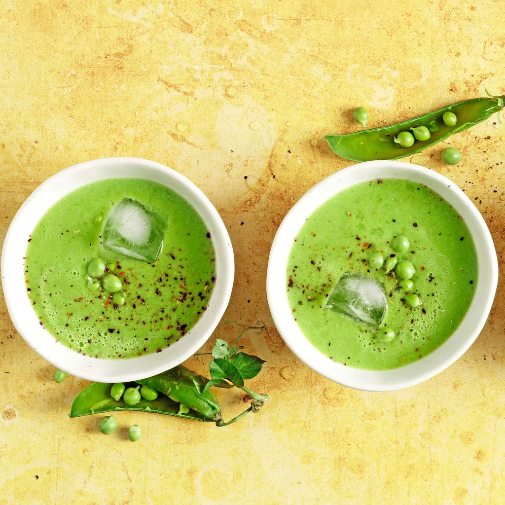 Gaspacho aux petits pois