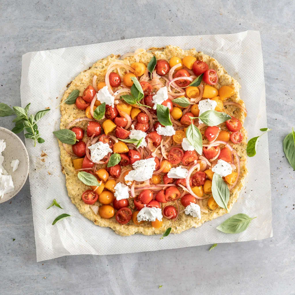 Pizza au chou-fleur