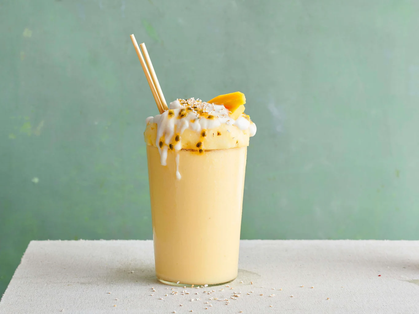 Frappè di mango e zenzero