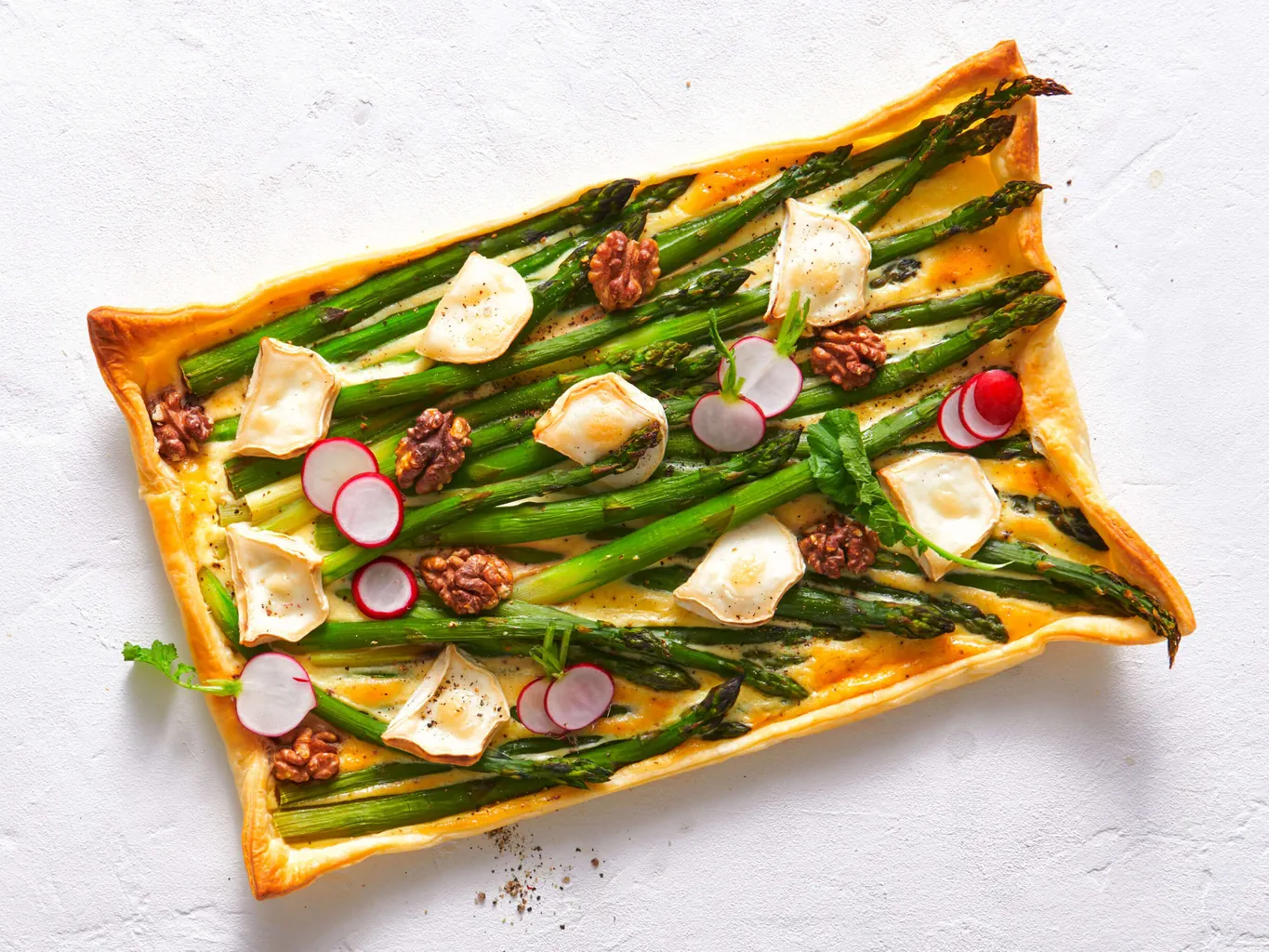 Spargel-Quiche