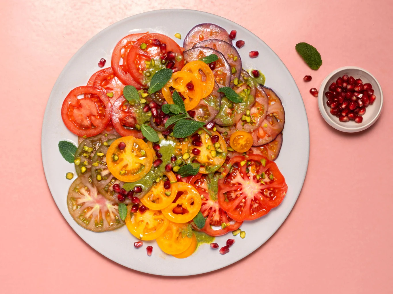 Tomatensalat mit Minze