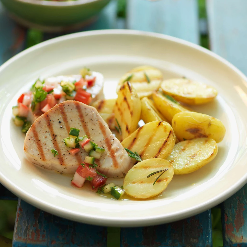 Thunfisch mit Kartoffeln