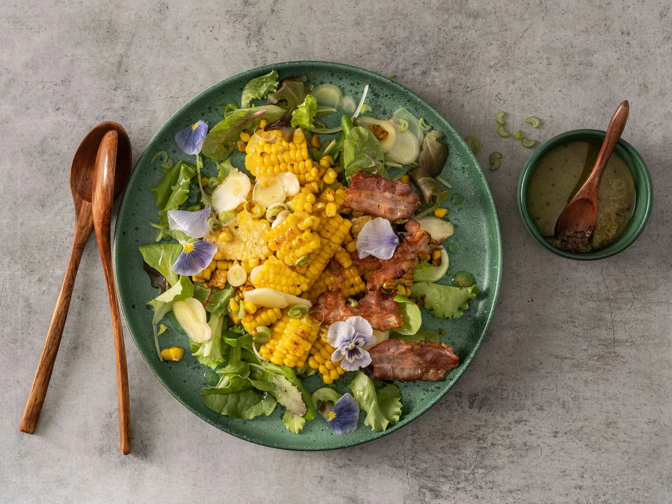 Maissalat mit Ingwer