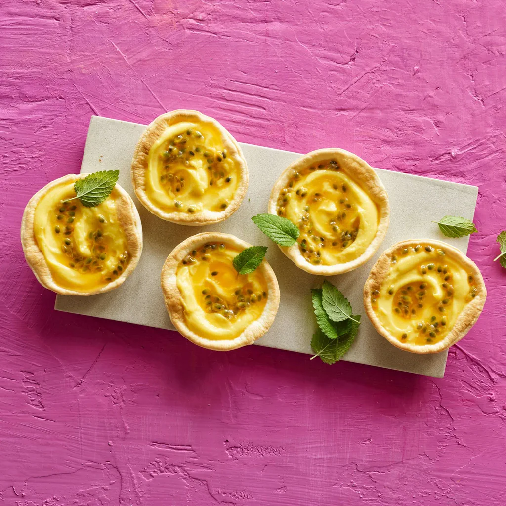 Tartelettes aux fruits de la passion