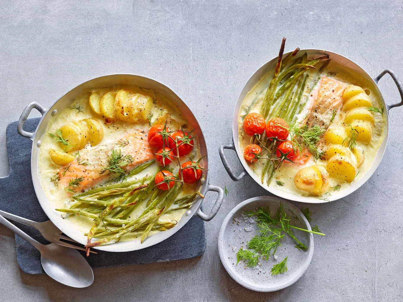 Gratin de saumon aux pommes de terre