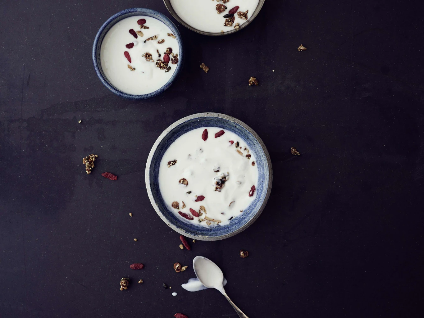 Kefir con granola di quinoa