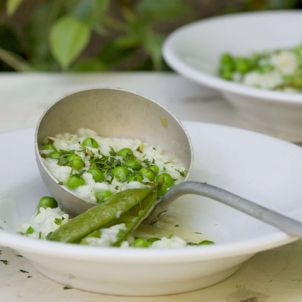 Risotto aux petits pois