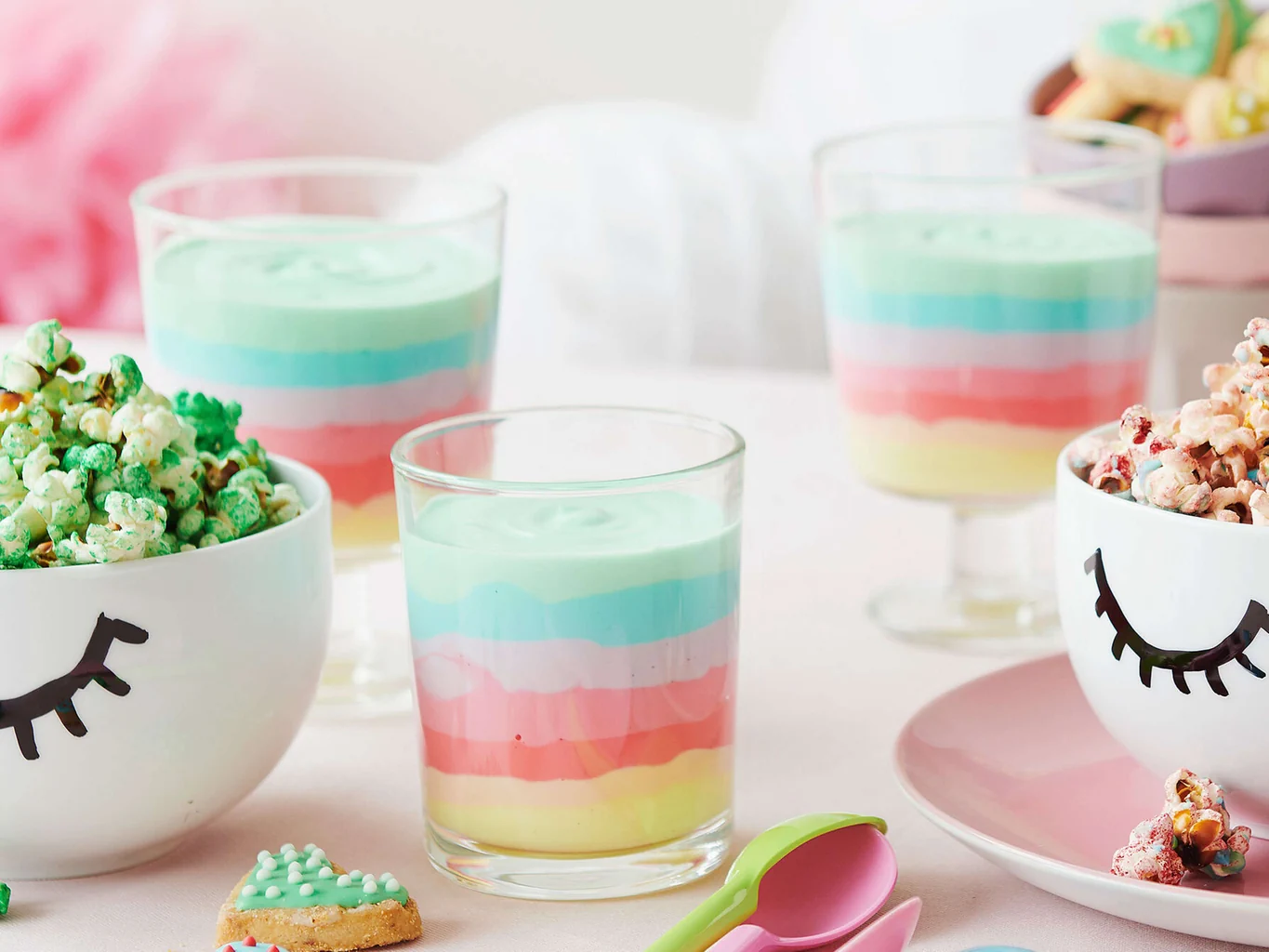 Regenbogen-Creme