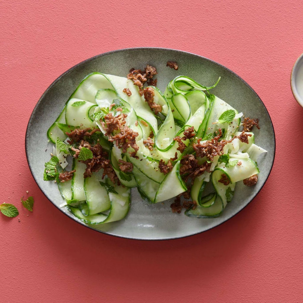 Gurken-Hackfleisch-Salat