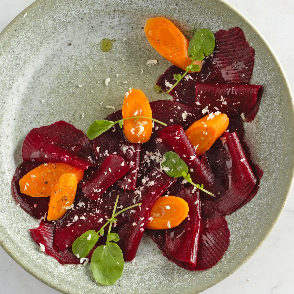 Randen-Karotten-Salat mit Meerrettich