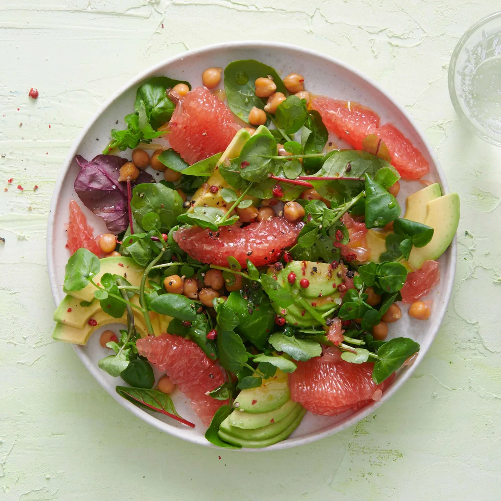 Insalata di ceci e pompelmo