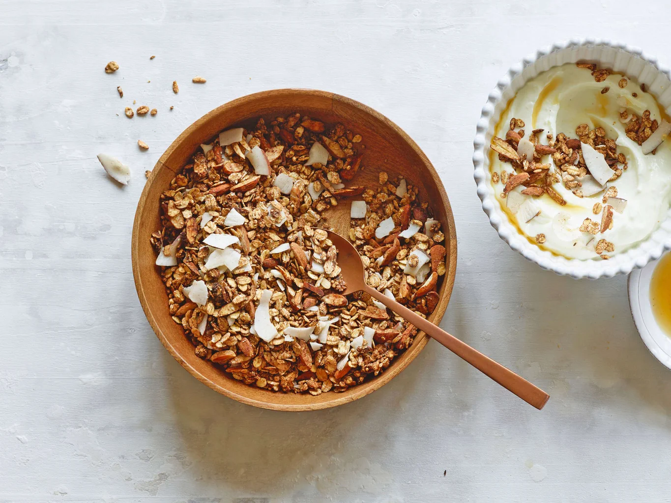 Granola al cacao e alla noce di cocco
