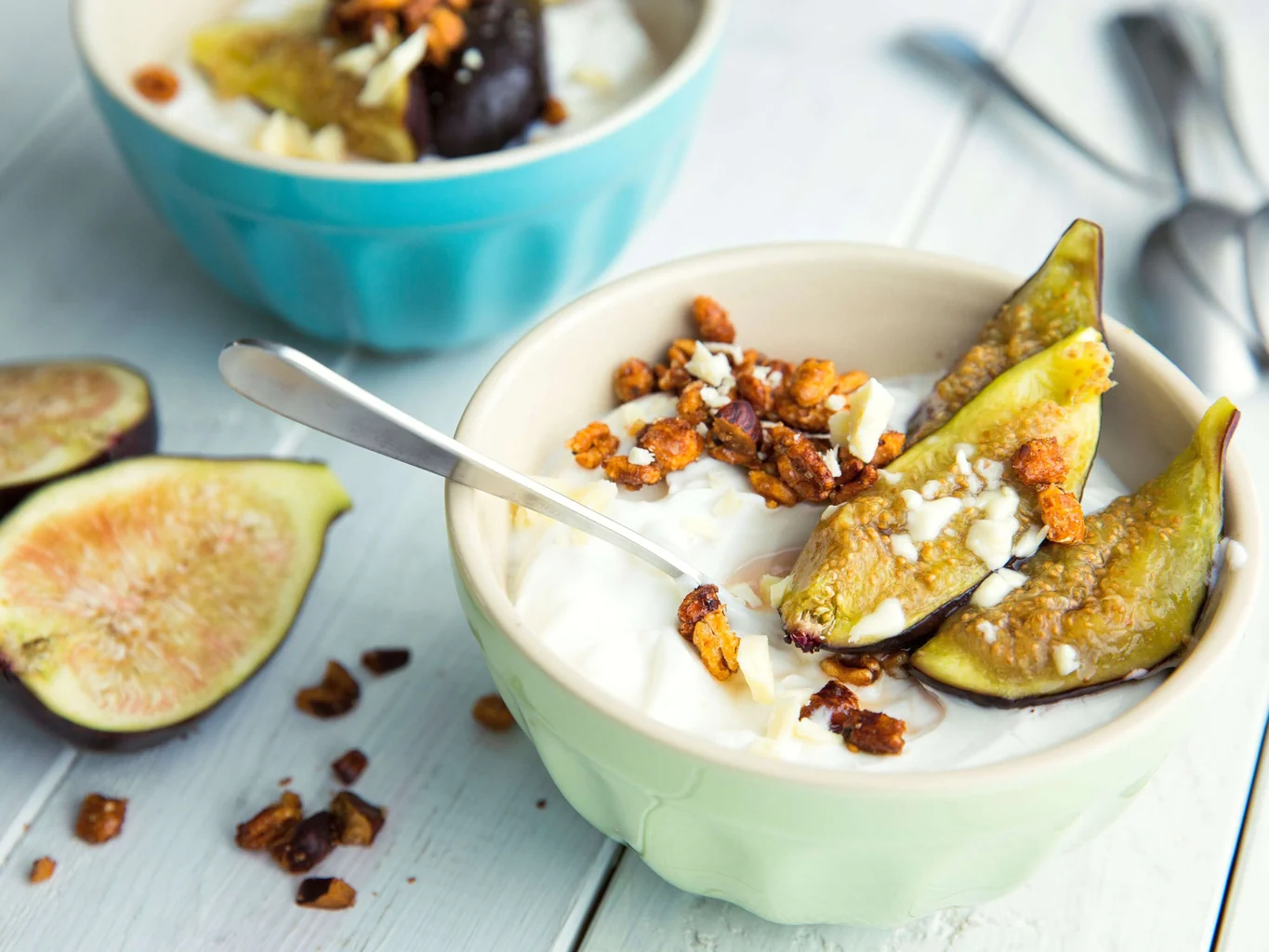 Skyr avec figues et croustillant