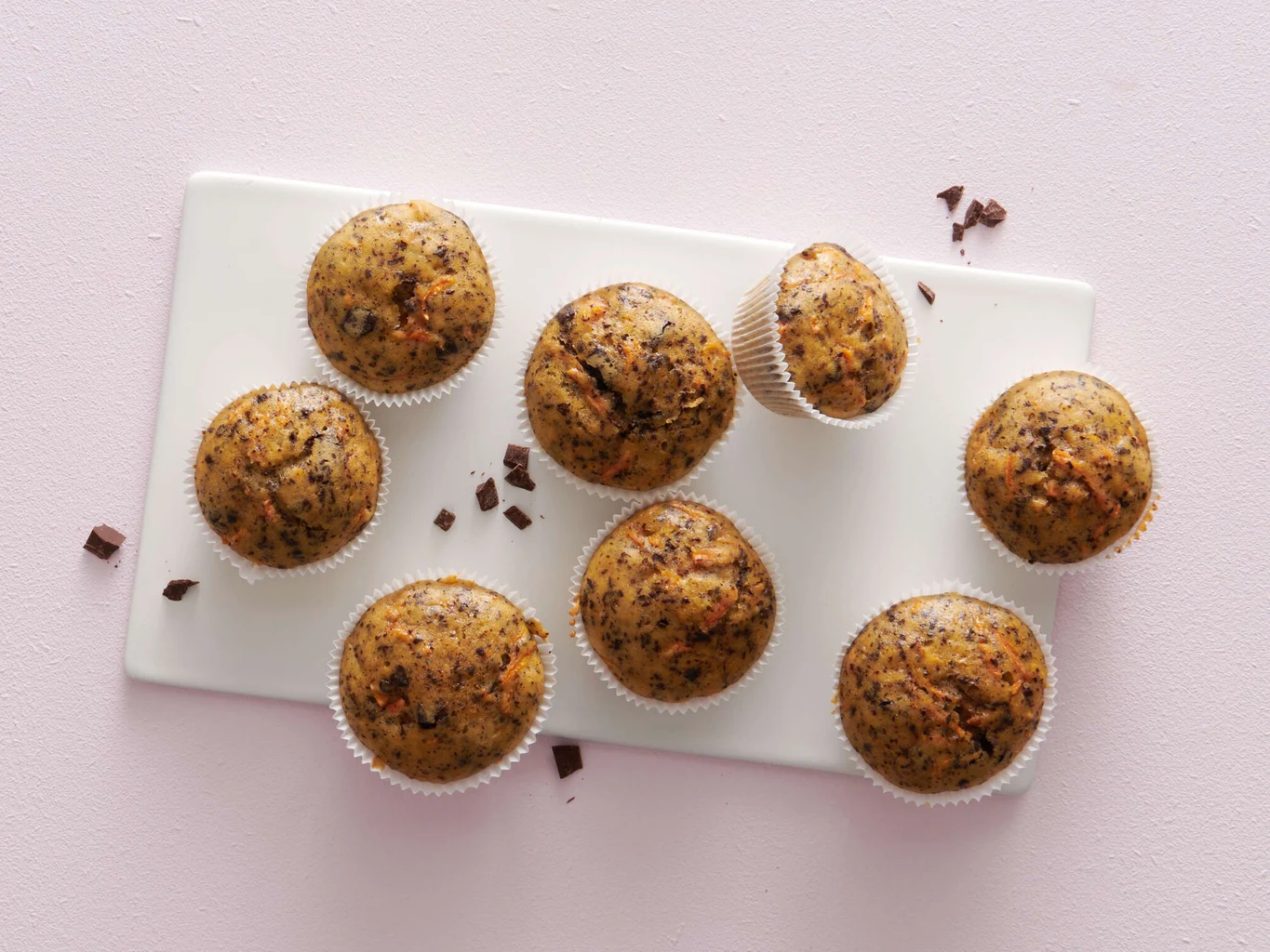 Karotten-Schokoladen-Muffins