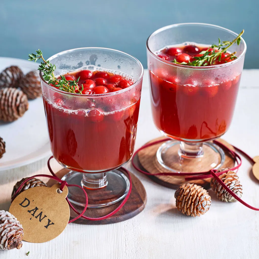 Cranberry-Rum-Punsch