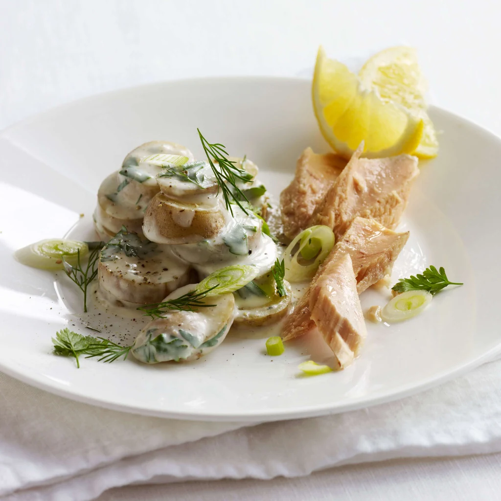 Kartoffelsalat mit Thunfisch