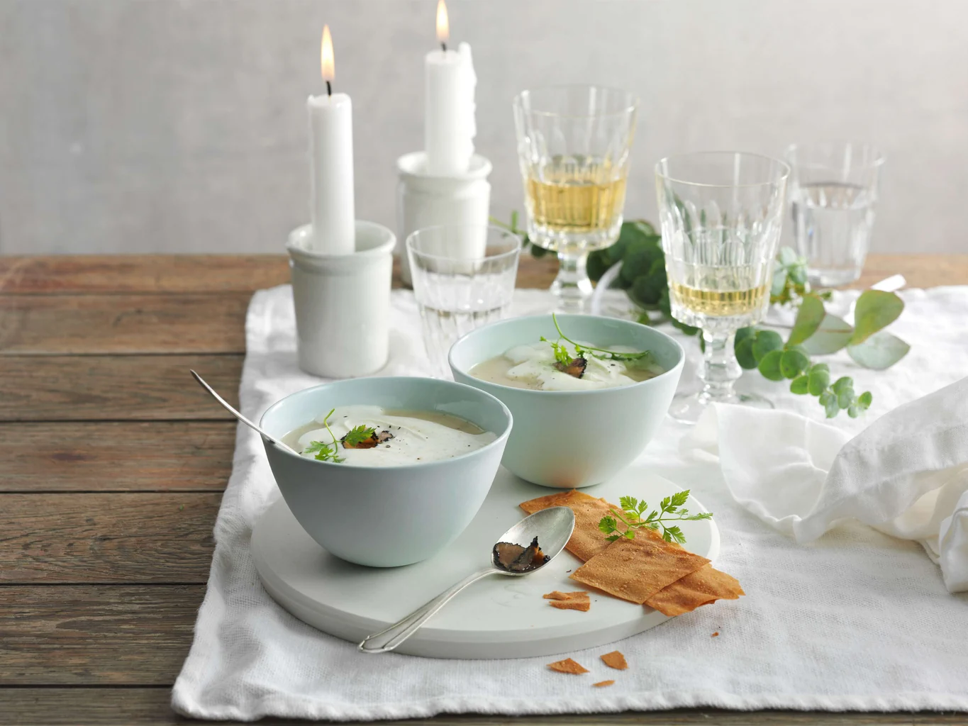 Blumenkohlsuppe mit Trüffel
