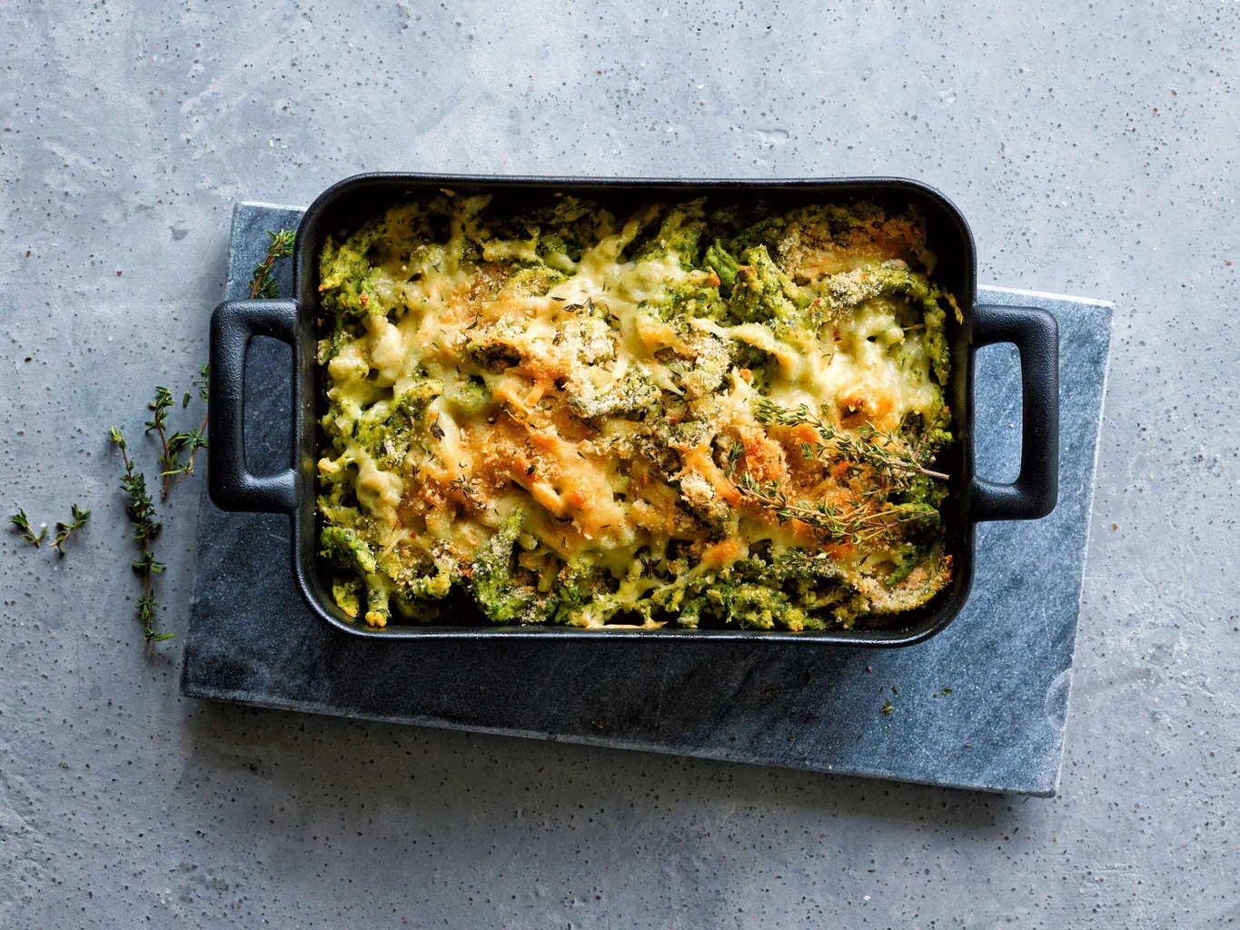 Überbackene Spinatspätzli