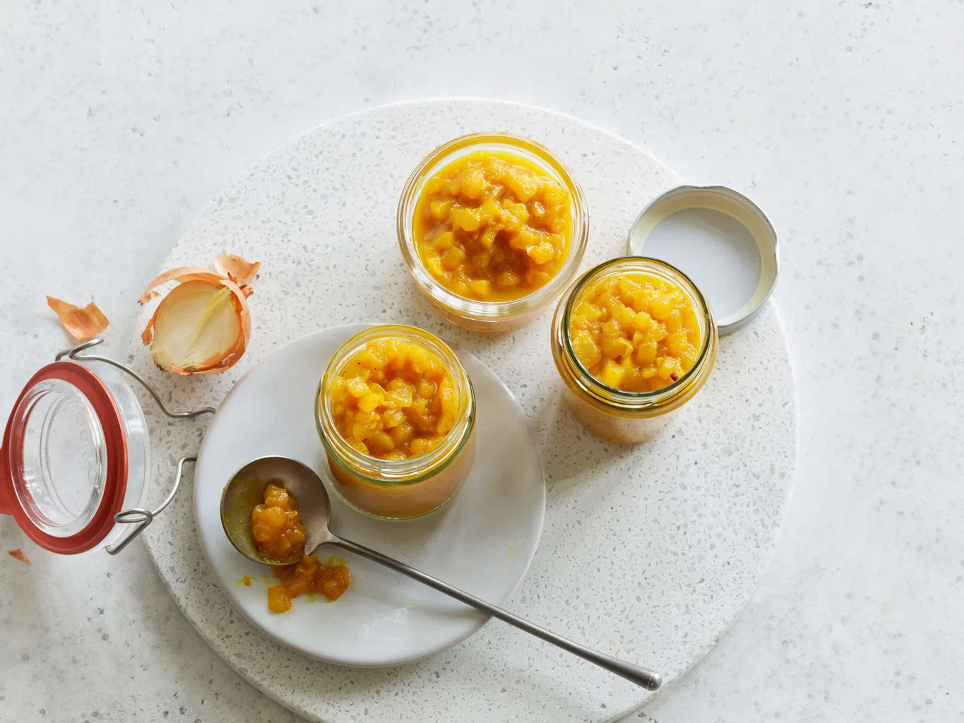 Birnenchutney mit Kurkuma