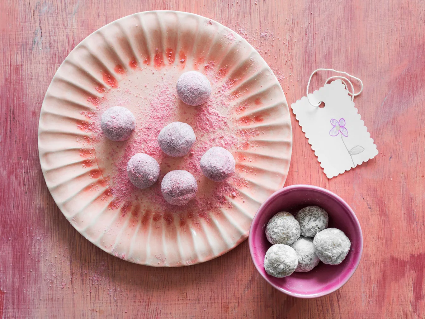 Pralinés aux canneberges et à la noix de coco