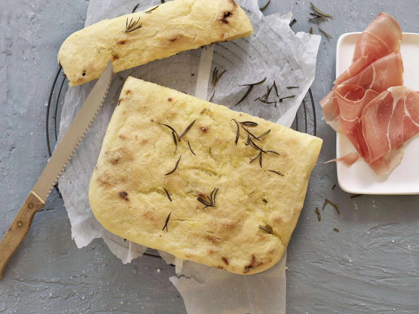 Focaccia al rosmarino senza glutine
