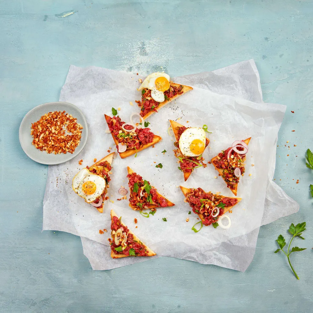 Tartare di manzo con pomodori secchi