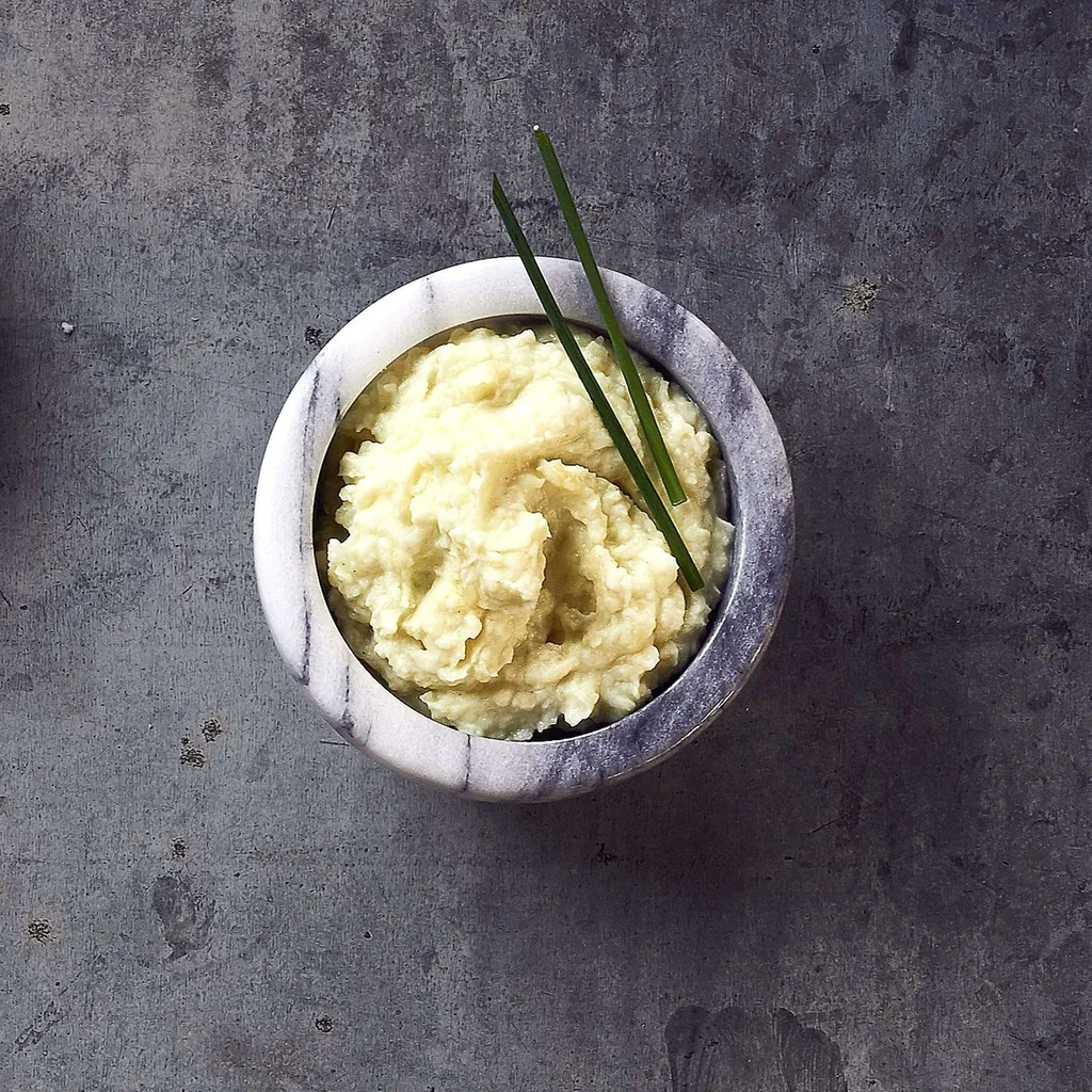 Patate schiacciate al wasabi