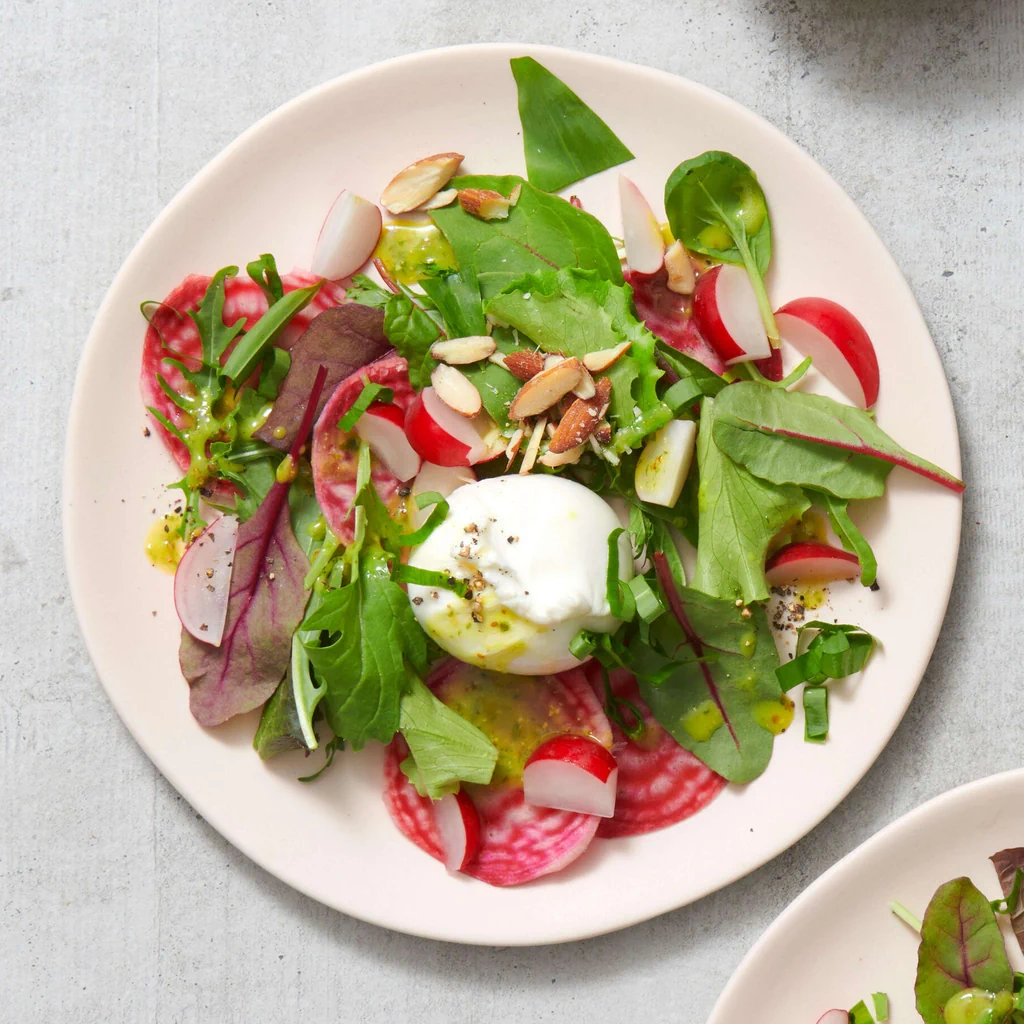 Burrata à l'ail des ours