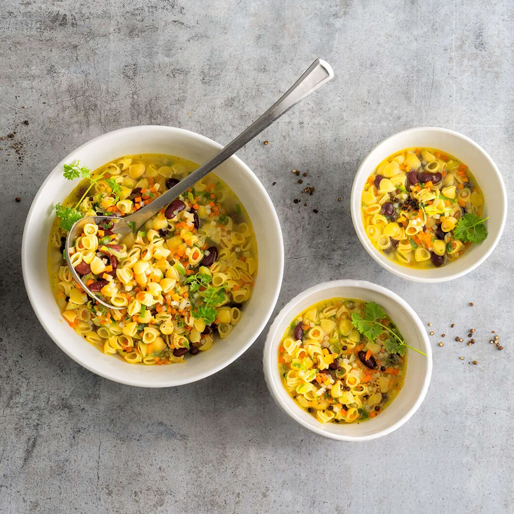 Schnelle Minestrone