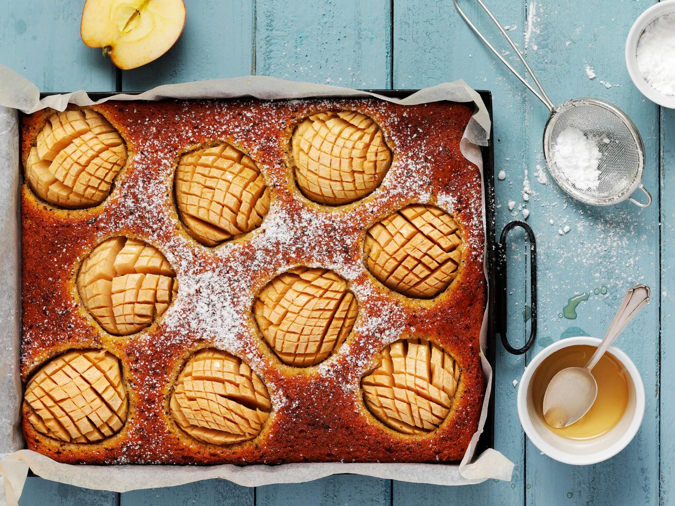 Apfel-Griesskuchen