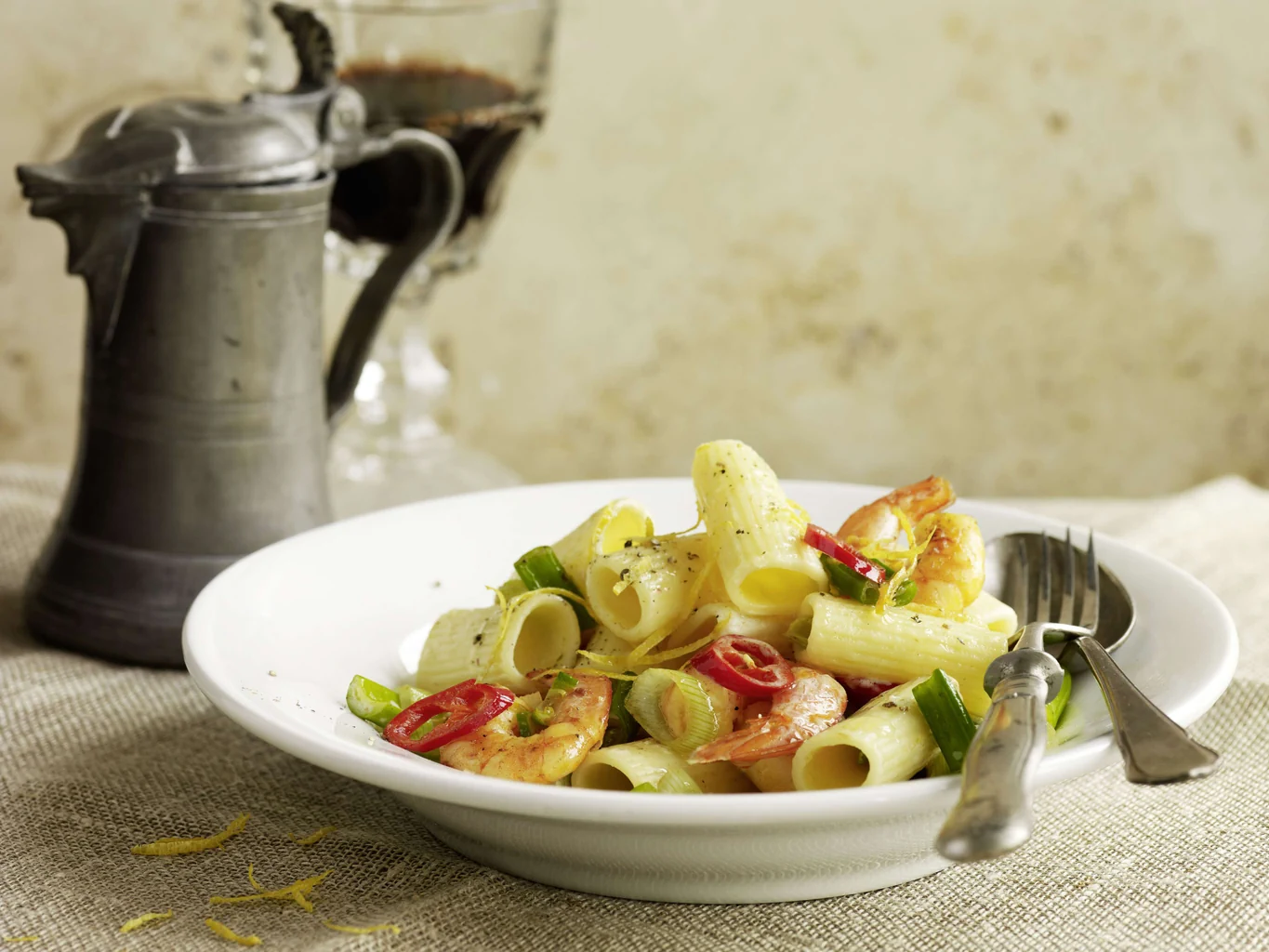Rigatoni ai gamberetti