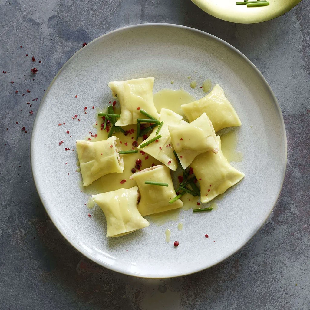 Maultaschen mit Fisch