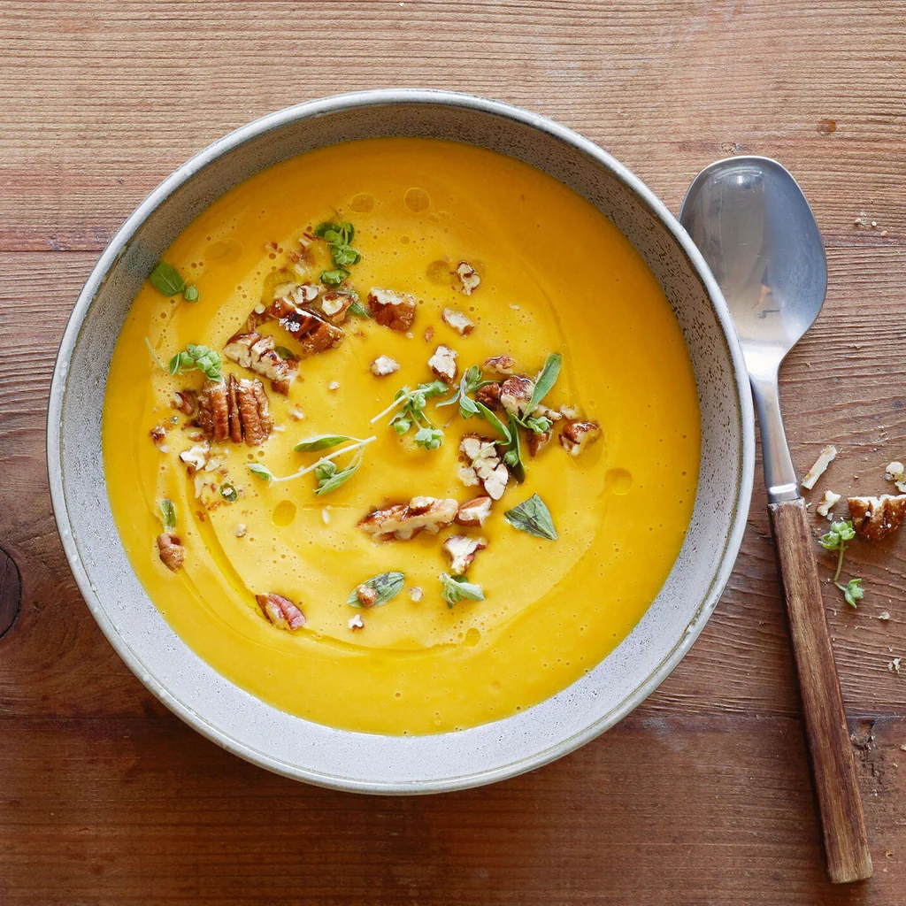 Velouté de courge au gingembre