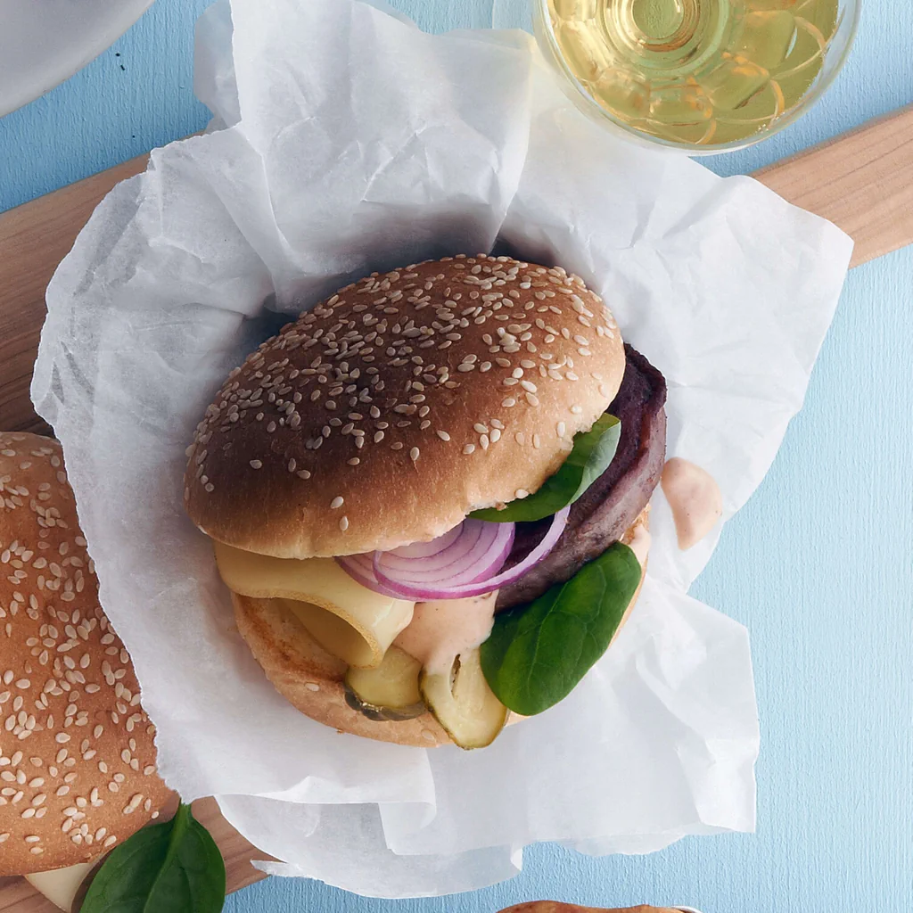 Burger mit Käse