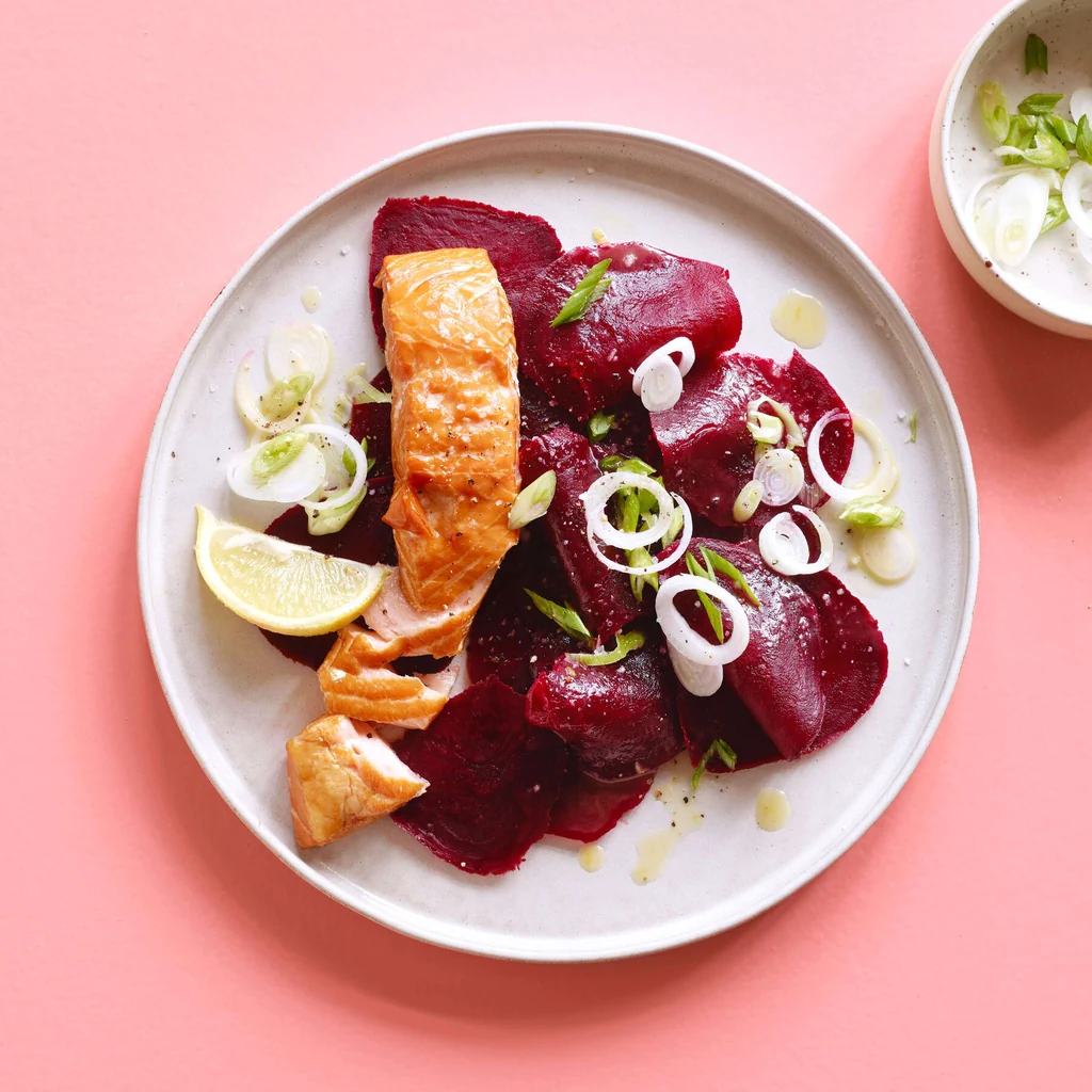 Randen-Carpaccio mit Stremellachs